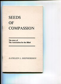 Black writing on white background cover with title and author 