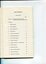 Table of contents page with chapter numbers and titles