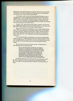 Background and overview of the formation of the Association for the Advancement of the Blind