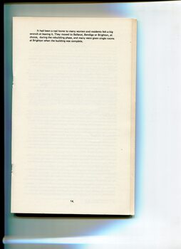 Background and overview of the formation of the Association for the Advancement of the Blind