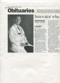 Obituary of Gerard Crock, an ophthalmologist who pioneered micro-surgery in his field