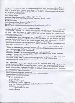 Victorian Indoor Bias Bowls Association Meeting Minutes 14 April 2011