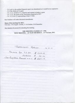 Victorian Indoor Bias Bowls Association Meeting Minutes 14 April 2011