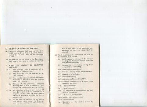 Victorian Blind Lawn Bowls Club constitution and by-laws