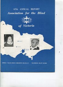 White map of Victorian on blue background with Bendigo, Ballarat and Kooyong pinpointed and an elderly man and woman either side of these