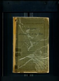 Front cover of annual report with committee listed
