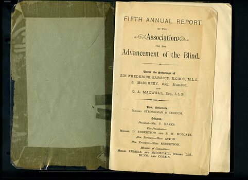 Committee listing and title page