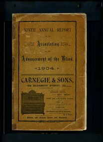 Cover and advertisement for Carnegie and Sons piano and organ vendors