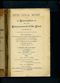 Title page with listing of committee members