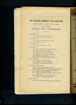 List of members with a trade or profession who are available to the general public