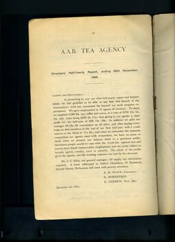 Overview of Tea Agency