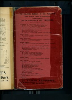 List of members with professions and trades