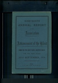 Blue cover with decorative edging