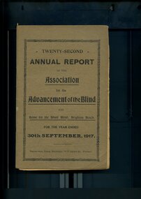 Tan cover with black writing