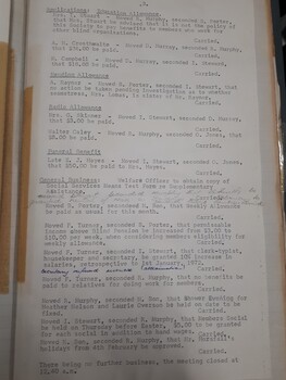 Minutes of Queensland Society of Blind Citizens Executive Committee