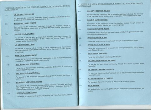 Investiture program for ceremony held on May 27, 2004
