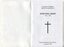 Order of Service for Peter Baker's funeral