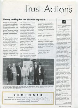 Article and photograph taken from National Trust of Victoria publication