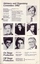 Advisory and Organising Committee list and portraits