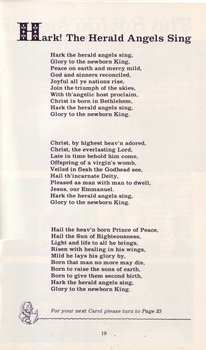 Words to Hark! The Herald Angels Sing