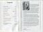 Contents page and portrait and message from E.J. Hanlon on role of Carols