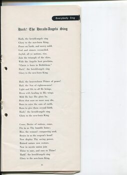 Words to Hark! The Herald Angels Sing