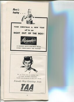 Christmas messages from TAA and Alexander's Mens and Boys Wear