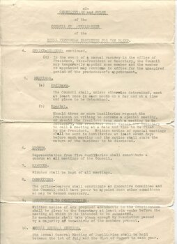 Page 2 of constitution and rules for Council of Auxiliaries