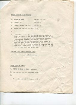 How to transcribe the first page of a volume