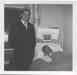 Barry Farnsworth visited by an unidentified man