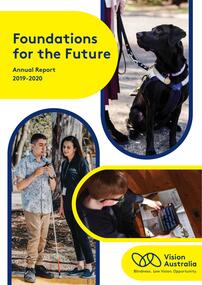 Seeing Eye Dog Xian, Emmanuel using iPhone with Nicole Migani-Roberts and Zavier learning about dinosaurs