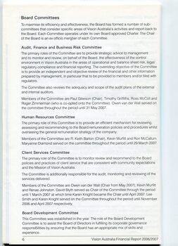 Corporate information including various committees
