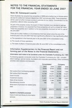 Corporate information including notes to the financial statements
