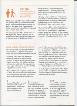 Review of year with statistics on services and clients