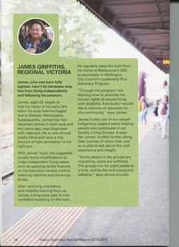 Profile of James Griffiths with portrait picture