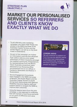 VA performance against the strategic plan and image of advertising on side of a bus