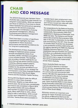 Chair and CEO message on events over the year