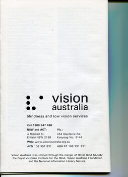 Black writing on white page with VA contact information