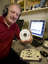 Man listening to Daisy book for quality checking in Duplicator Room