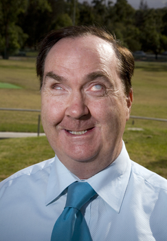 Portrait photograph of Maurice Gleeson at Kooyong