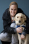 Penny Stevenson with her dog guide