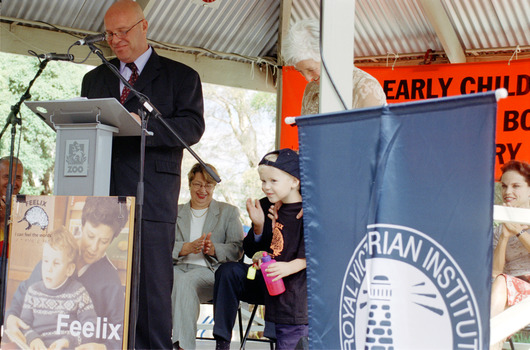 Children in the rotunda during the official launch