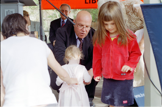 Children in the rotunda during the official launch