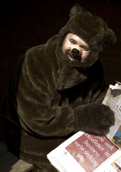 Bear (Ed Gamble) at the end of the Hunt