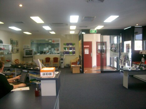 View of foyer from reception side