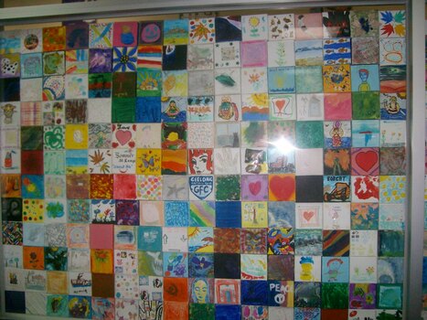 Mosaic of client artwork in Geelong