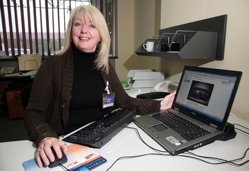 Debra Barton in her office at Kooyong