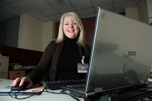 Debra Barton in her office at Kooyong