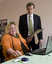 Trudy Ryall speaking with Bill Shorten
