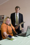 Trudy Ryall speaking with Bill Shorten